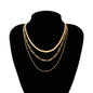 Personalized multi layer snake bone chain 198953938339