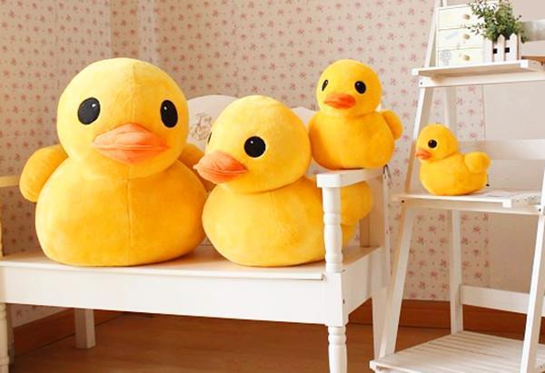 Small yellow duck plush toy 1989953619419