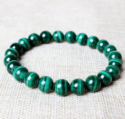 Natural malachite bracelet 19899681360779