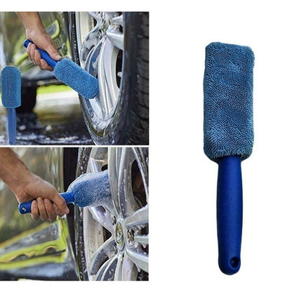 Microfiber long handle tire brush 1992573733920