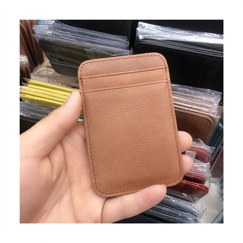 Genuine Leather Men Wallet Brown Coin Purse Small Mini Card 19936124 af10 48ff b8f5 de4ee7bbba02