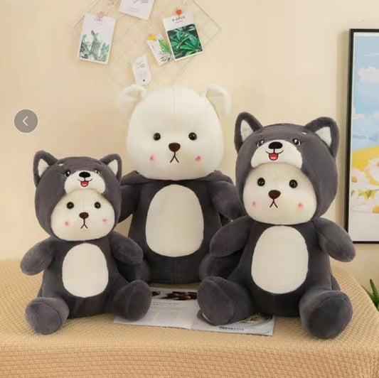 Little Bear Doll Cute Bear Wearing A Hat Doll Transformation Plush Toy 199643ba c1c4 4d5e b7ab 03ec2120e9de