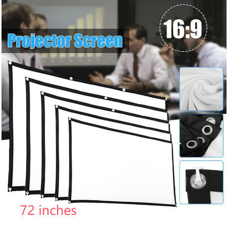 Polyester Portable Folding Da-mat Screen Projection Film Cloth 199e1c71 1038 4a76 8592 39697e712a34