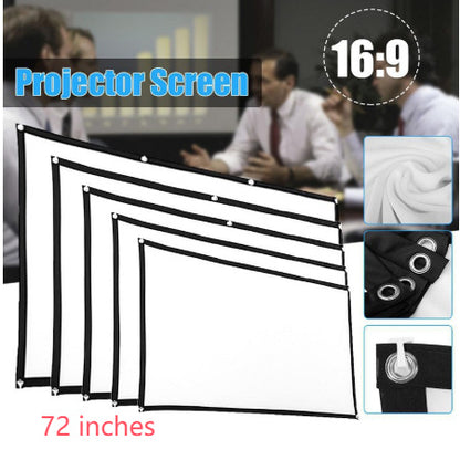 Polyester Portable Folding Da-mat Screen Projection Film Cloth 199e1c71 1038 4a76 8592 39697e712a34