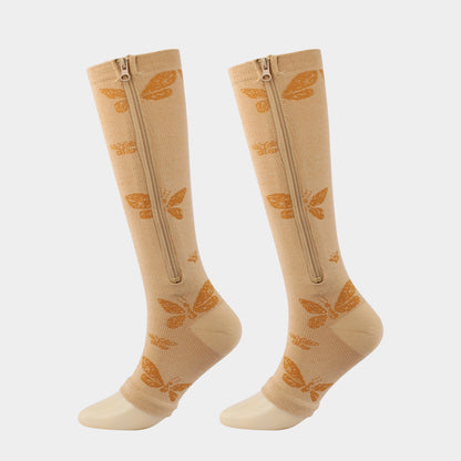 Men's And Women's Sports Zipper Elastic Socks 19bf6a8f ddcf 4435 b726 bd44907dfda8