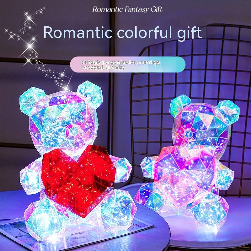 Colorful Luminous Bear Gift Birthday Gift Decoration 19e247cf e42f 445a bf6f 5bd785ff6211 trans