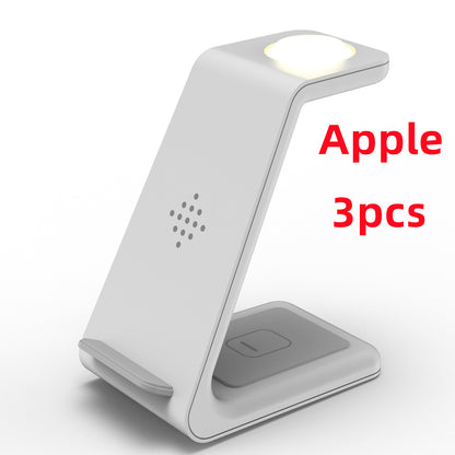 3 In 1 Fast Charging Station Wireless Charger Stand Wireless Quick Charge Dock For Phone Holder - 图片 50
