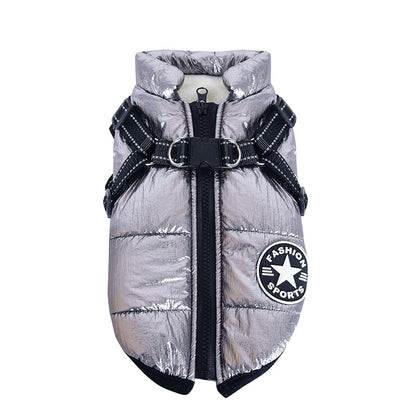 Dog Clothes Chest Back Integrated Cotton Vest Pet Cotton Clothes Winter Clothes 19e9e53e 22f5 45a8 b455 4ff79f0a73e2