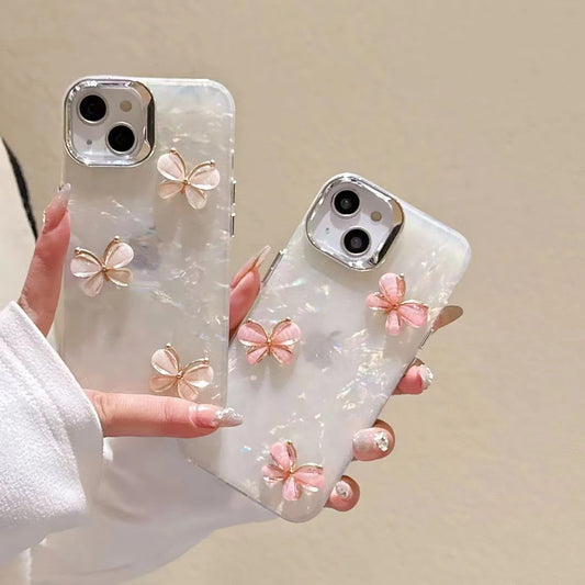 Shell Pattern Camellia Flower Phone Case Cute Protective Cover 1a059629 79ed 43a2 b259 0d25fa797396