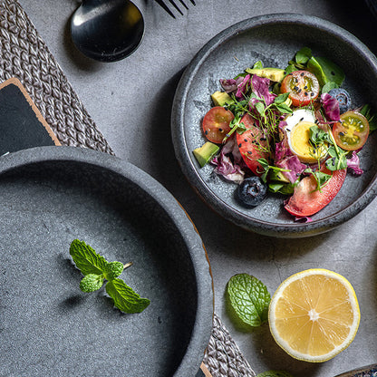 Creative Household Japanese Kiln-formed Ceramic Plates