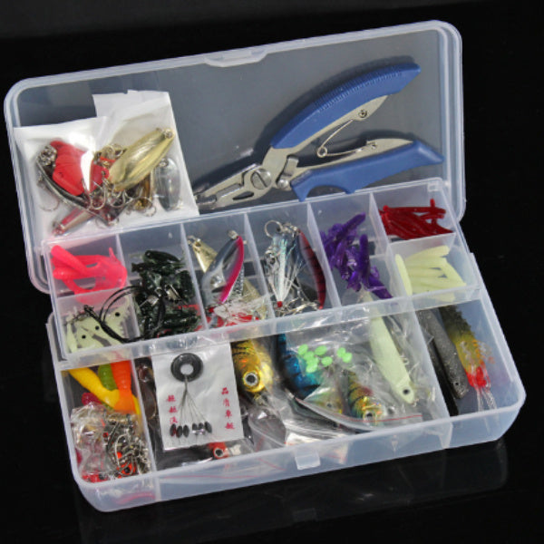 Lure Suit 132 Pieces Suit Multi-function Full Swimming Layer Lure Of Fishing Gear Soft Bait Fishhook 1a232de7 e97d 43eb bfcb 