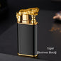 Creative Blue Flame Lighter Dolphin Dragon Tiger Double Fire Metal Winproof Lighter Inflatable Lighter 1a2d373f d33d 43f3 a39