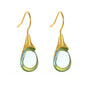 Drop-shaped Inlaid Cat's Eye Earrings Four-color Simple 1a6cfcd5 a3d6 48f1 b81a 74672edd3275