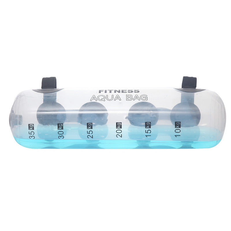 Transparent Cylindrical Weight-bearing Fitness Water Dumbbell Fitness Exercise Training Weightlifting Equipment 1a78ff4c ca83