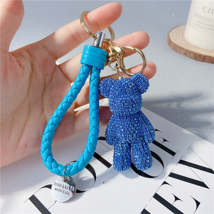 Creative Diamond Cartoon Bear Keychain 1aabe5a1 0bf8 42df af67 060b09d83732