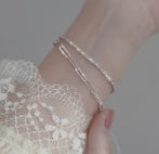 S925 Silver Bracelet Trendy Female Bracelet Girlfriends Bracelet 1acbca57 8e54 4801 991d db1ac719c1fc