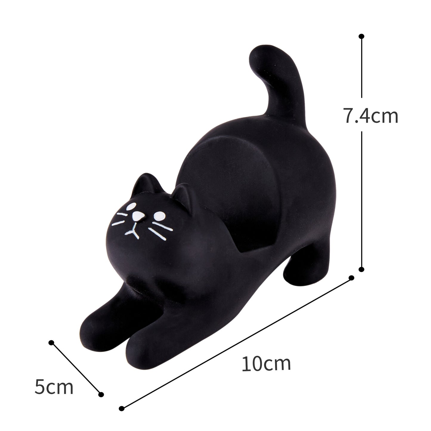 Grocery Cat Phone Holder Resin Craft Car Desktop Ornament - 图片 6