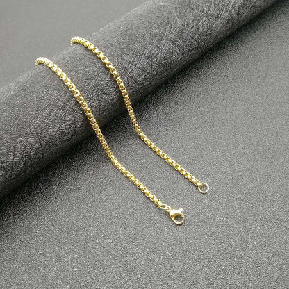European And American Titanium Steel Gold Plated Diamond Hand Of Fatima Pendant Necklace 1af6bf1d 9635 4b21 89e2 8203416104a2