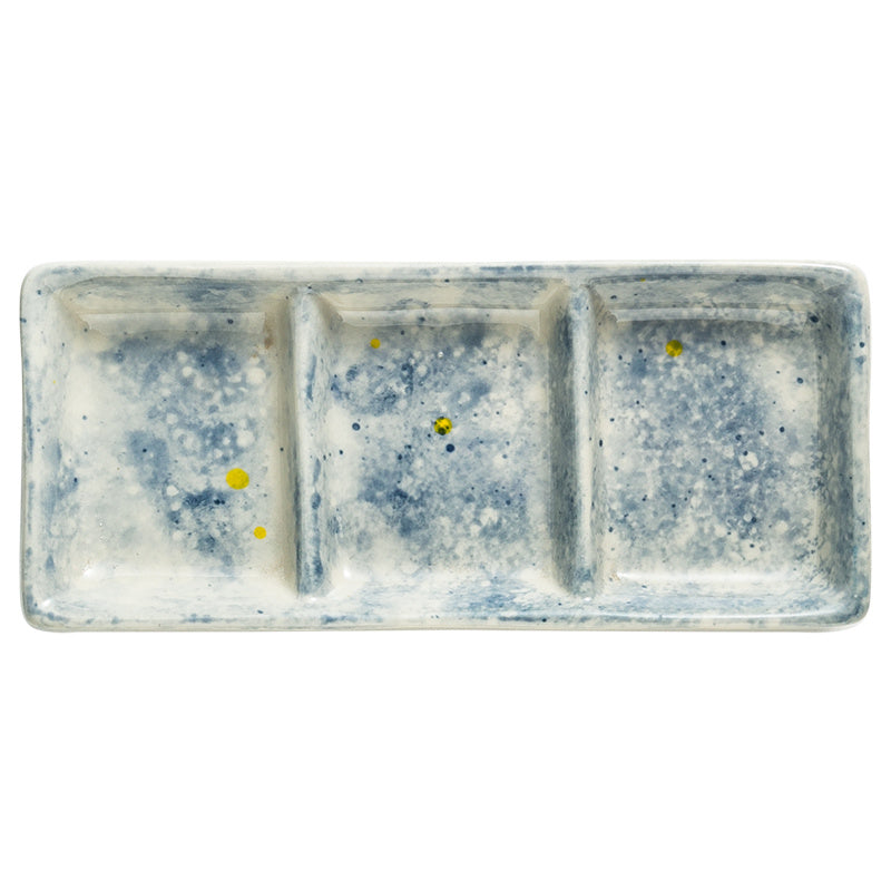 Japanese Three Grid Seasoning Dish With Dipping Material Ceramic Dish 1afffb38 22d1 4fbe b4e8 88467dda06c6