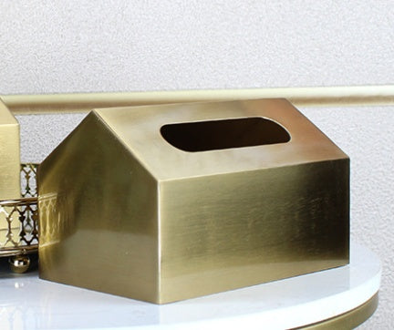 Brass Metal Small House Tissue Box 1b243ee4 01d2 477f a854 f0d5b446d3f8