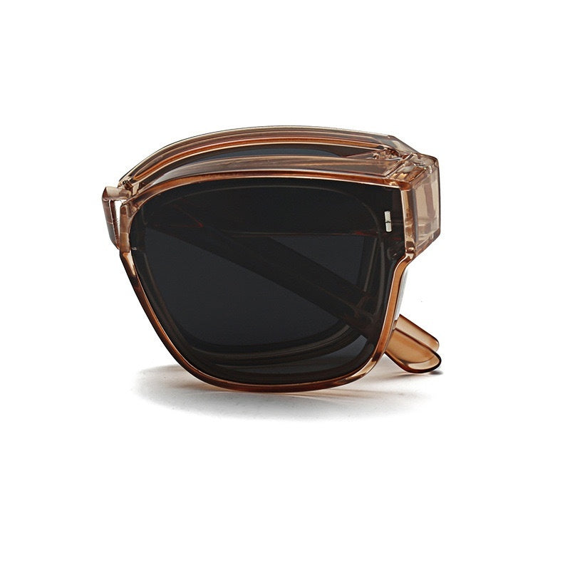 Foldable Set Of Glasses Polarized Sunglasses Simplicity One Mirror Two Use 1b3cb530 902d 402a b143 4997370a2f7d trans