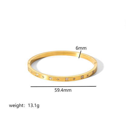 Ins Style Titanium Steel Bracelet Six-pointed Star Buckle 1b3dc750 c8c2 428c 8b08 2bba892e5599