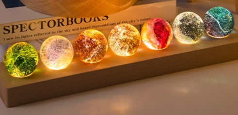 Creative Colored Glaze Luminous Crystal Ball 1b45e7a9 da36 41cb 96ec 54c91c06e186