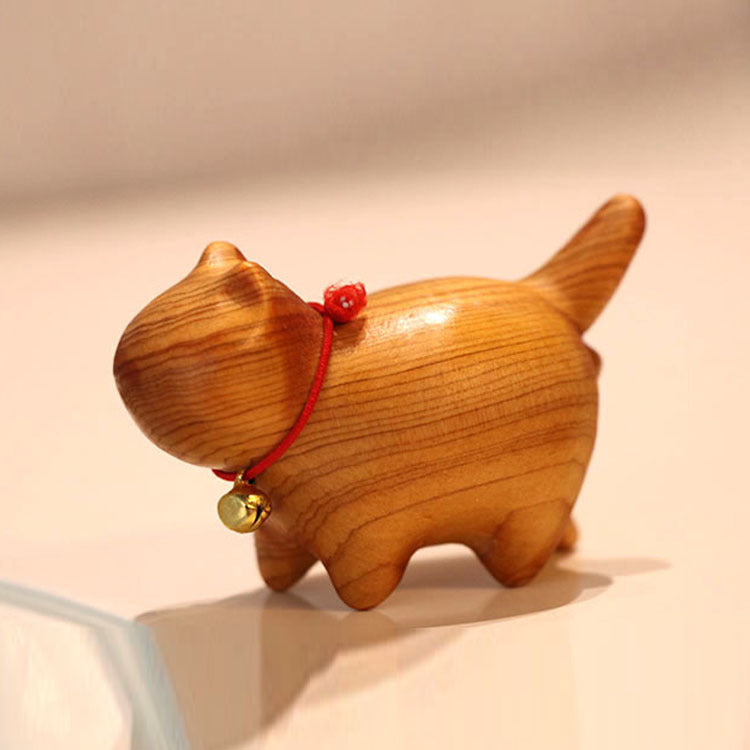 Arborvitae Wood Carving Aodao Cat Creative Crafts 1b46aecd b364 43a9 aa9a 1d71230155e9
