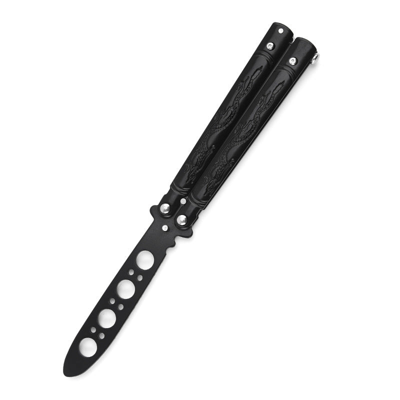 Unbladed Butterfly Practice Swinging Knife 1b482b45 f7c2 401d 9b75 277f73d79a87 4218c50d 2fed 4a3a 962a 7ef516a300e4
