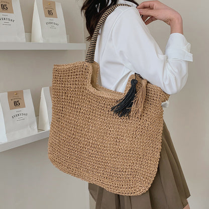 Winter Fashion Straw Casual Tote Bag 1b63a38b bb88 4691 9c25 34d5ce934d43