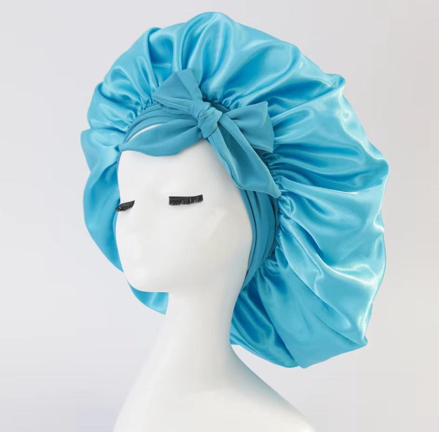 Satin Ribbon Round Bow Elastic Nightcap 1b66aaa8 bb01 4fe2 9582 507876fa538b
