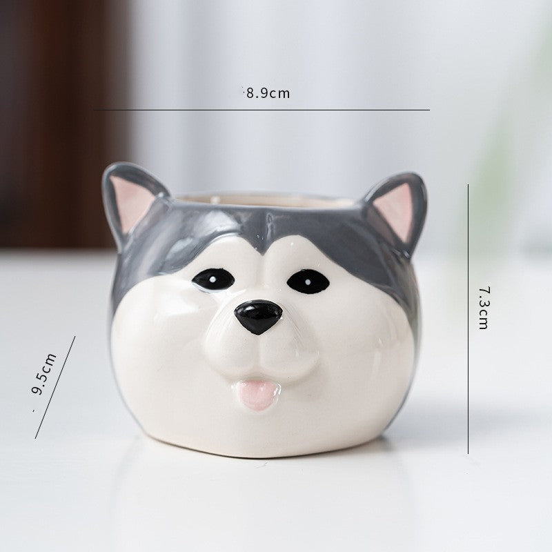 Ceramic Cartoon Animal Flowerpot Home Gardening 1b77019a d7f2 431a 983e 30ebcabee58d