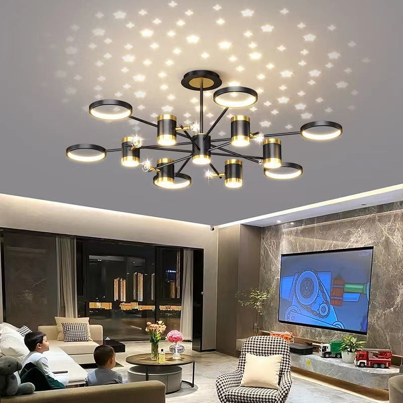 Light Luxury Chandelier Nordic Star Lamp Combination Whole House Package 1b93ebea 6910 4f1f 826c fc97d8bd8bfb