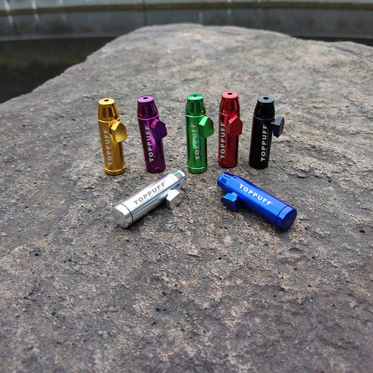 Xingbus Direct Sales Metal Pipe Aluminum Cigarette Holder Metal Bullet Snuff Metal Pipe Flat Head Metal 1bb5f4bc 65dc 4de7 a0