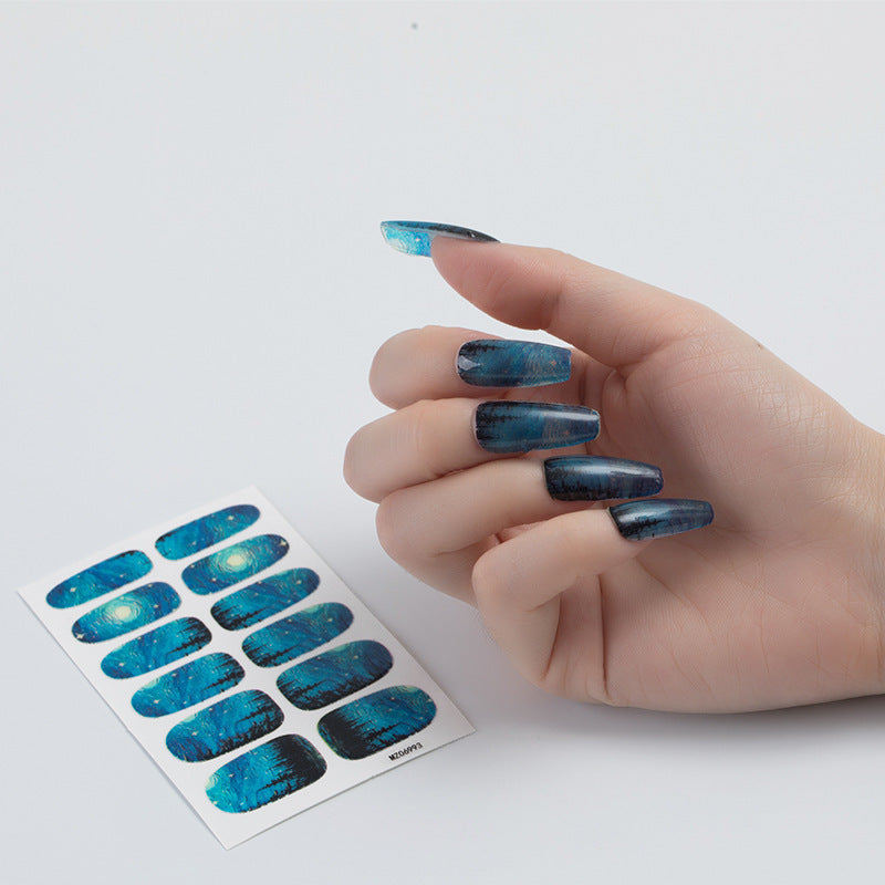 Nail Sticker European And American Oil Painting Art 1bba0cd6 2ee0 46a1 94b5 8f91c82e6377