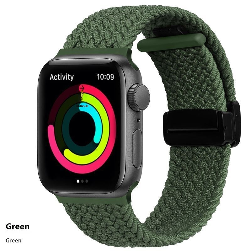 Knitted Nylon Watch Strap And Wristband For Sports 1bc60a82 6eb6 463a baa9 c630e0af10bf trans