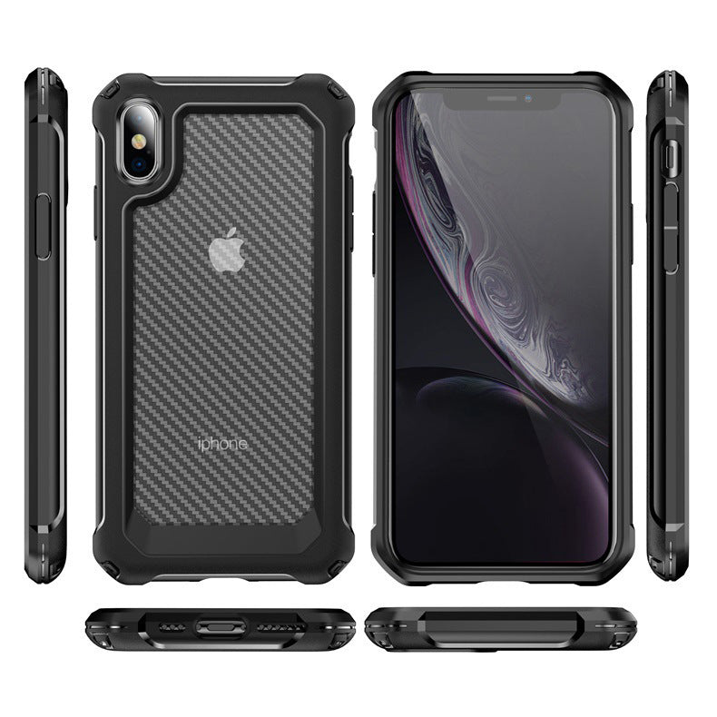 Carbon Fiber Transparent TPU PC Two-in-one Phone Case 1bcac31a cea7 4d23 96a1 db9fb70fd92c