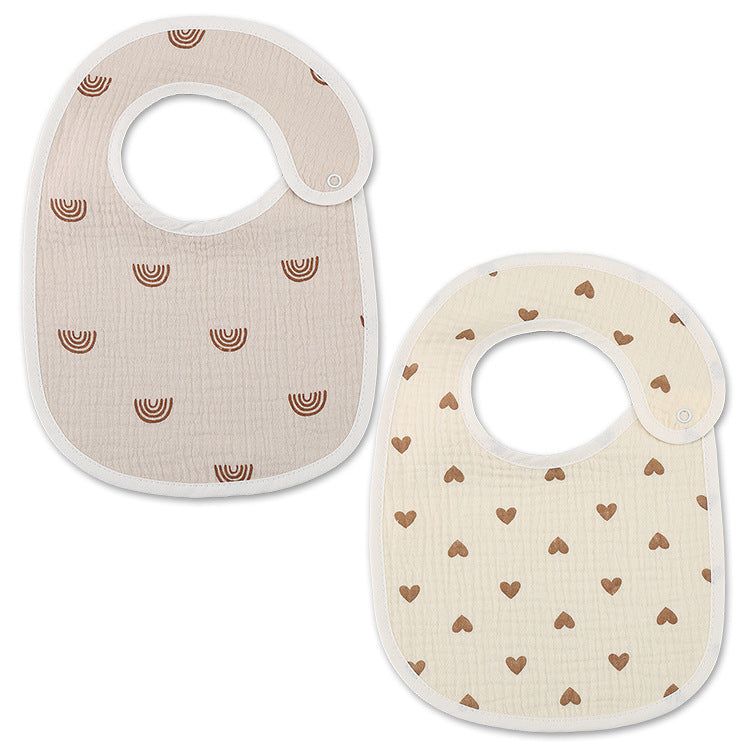 Thin Kids' Bib Pure Cotton Waterproof Gauze Saliva Towel 1bccef80 51a4 4452 aed4 05635cb833e6