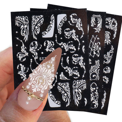 New 5D Stereo Carved Rose Nail Sticker 1bd022c1 f747 4e63 b9c4 8f7a2f7b5487