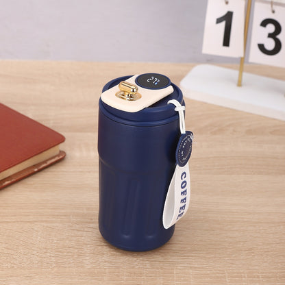 Smart Digital Thermal Bottle Portable Coffee Mug Stainless Steel Water Bottle In-Car Insulated Cup Keep Cold Vacuum Flasks 45
