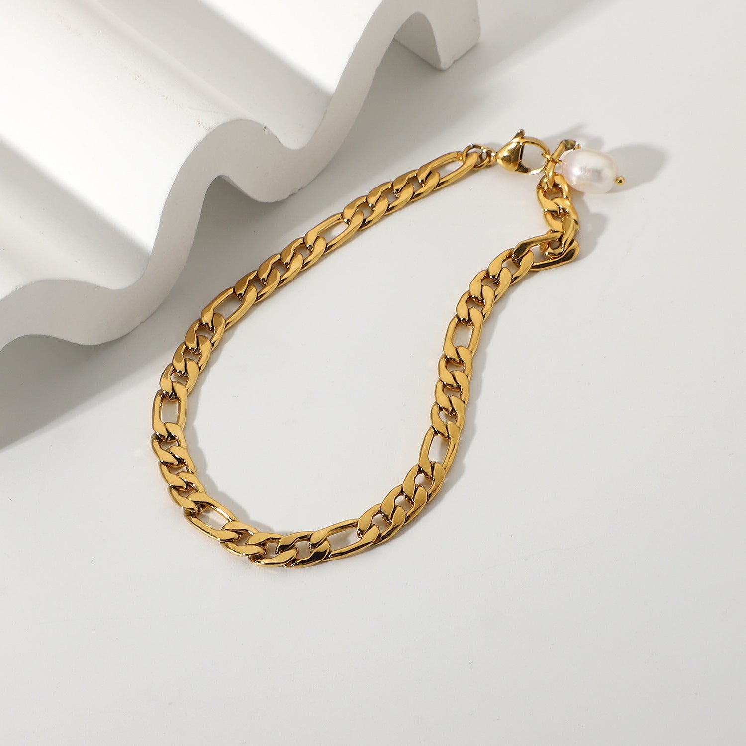 Fashion 18K Gold Plated Stainless Steel Anklets 1bfde72c 9ddf 4990 89ca 5b42b6033492