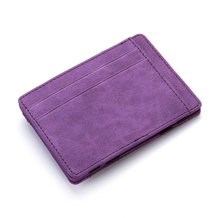 PU Creative Magic Wallet Flip Card Holder Men's Lady's Wallet Zipper Coin Purse Short 1c2ae7f4 8d0b 4de3 b7ff 441e000c23bb