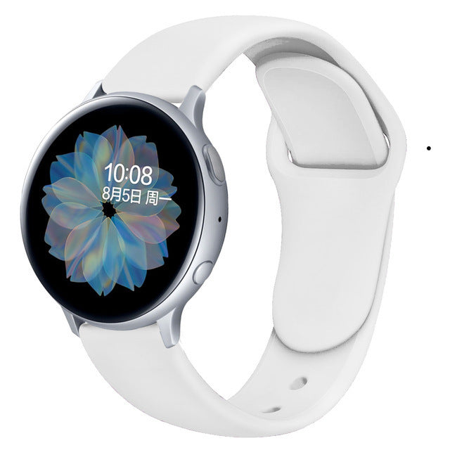 Suitable For Galaxy Active 2 Reverse Buckle Silicone Strap 20 22mm Sports Inner Buckle Strap - 图片 29