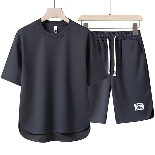 Summer Short Sleeve Suit Men's Round Neck T-shirt 1c31b097 ece0 4456 9671 3746d97ba8fd