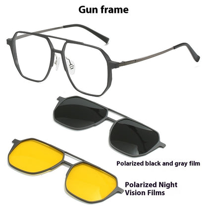 Driving Men's Three-in-one Magnetic Aluminum Magnesium Glasses 1c483434 1f9c 4fb7 a91c f37ab9bc5de1 trans