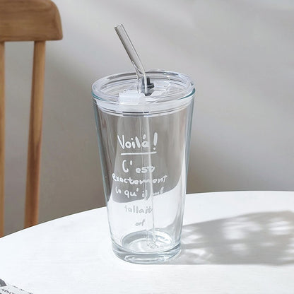 Household Glass Water Cup With Lid 1c8802f7 b413 4ae1 af05 c7045db8a536