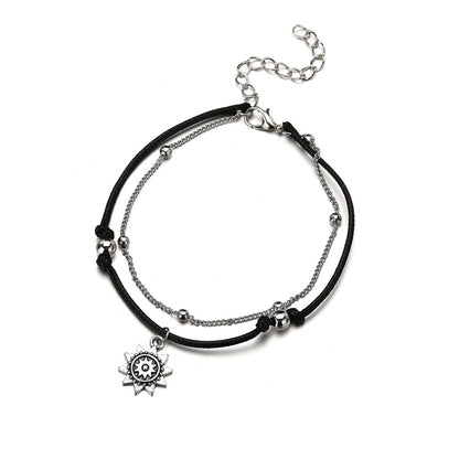 Women's Fashion Personality Handmade Ball Bead Pendant Anklet 1c99baf7 bdea 483c 8686 79274594238e