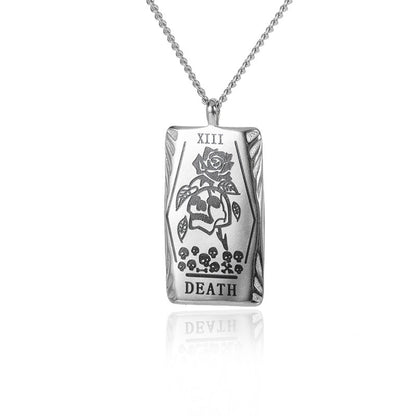 New Personalized Simple Stainless Steel Square Card Necklace 1c9a2b47 007a 4c75 81c3 c4b6017e97c8