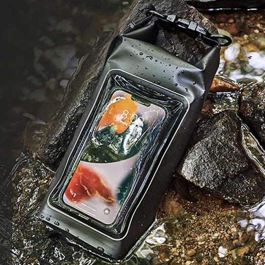 2L Water-proof Outdoor Crossbody Mobile Phone PVC Swimming Water-proof Bag - HD Wireless Product #1