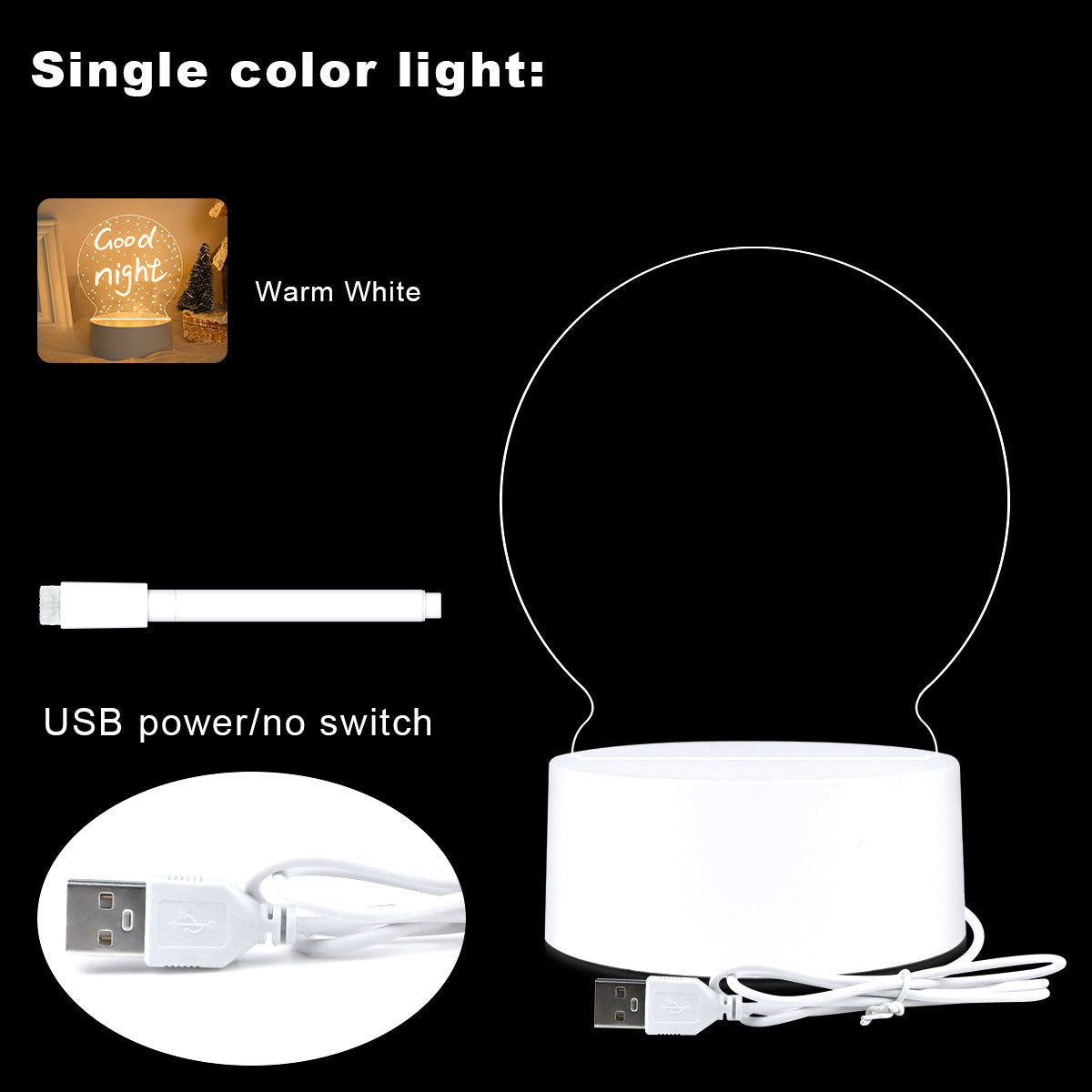 LED Light Note Board Usb Desktop Night Light Luminous Handmade Writing Board 1cc25ba9 42f1 4565 968d bcd64c060dfb